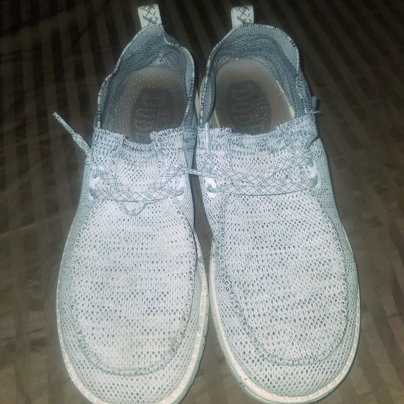 Hey Dude Shoes - Light Gray Womens Hey Dudes